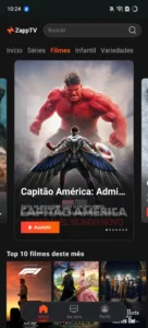 ZappTV APK MOD v1.0.9 – Filmes, Séries e TV (Atualizado 2026!) 2